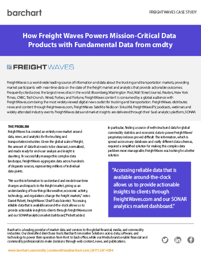 Download Case Study: FreightWaves