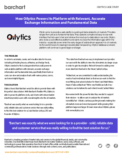 Download Case Study: Oilytics