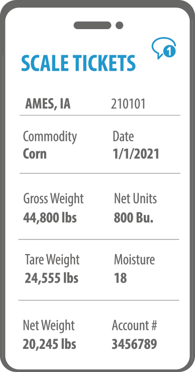 Grain Marketplace Demo: SCALE TICKETS