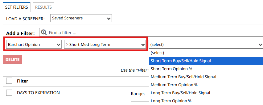 Short-Term Opinion Filter