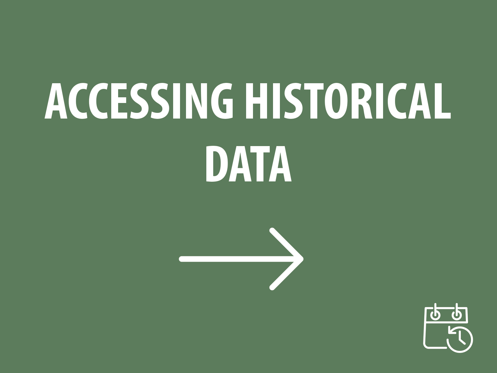 Accessing Historical Data