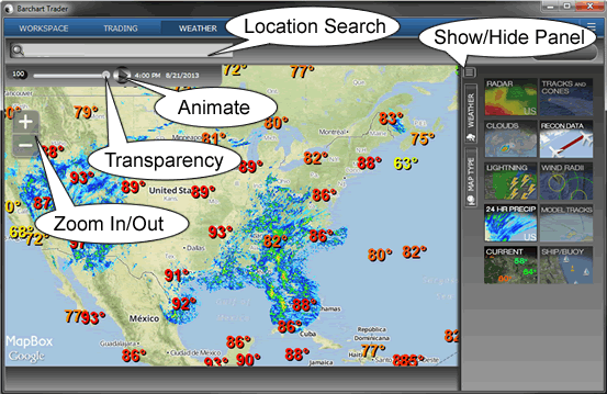 Interactive Weather Map